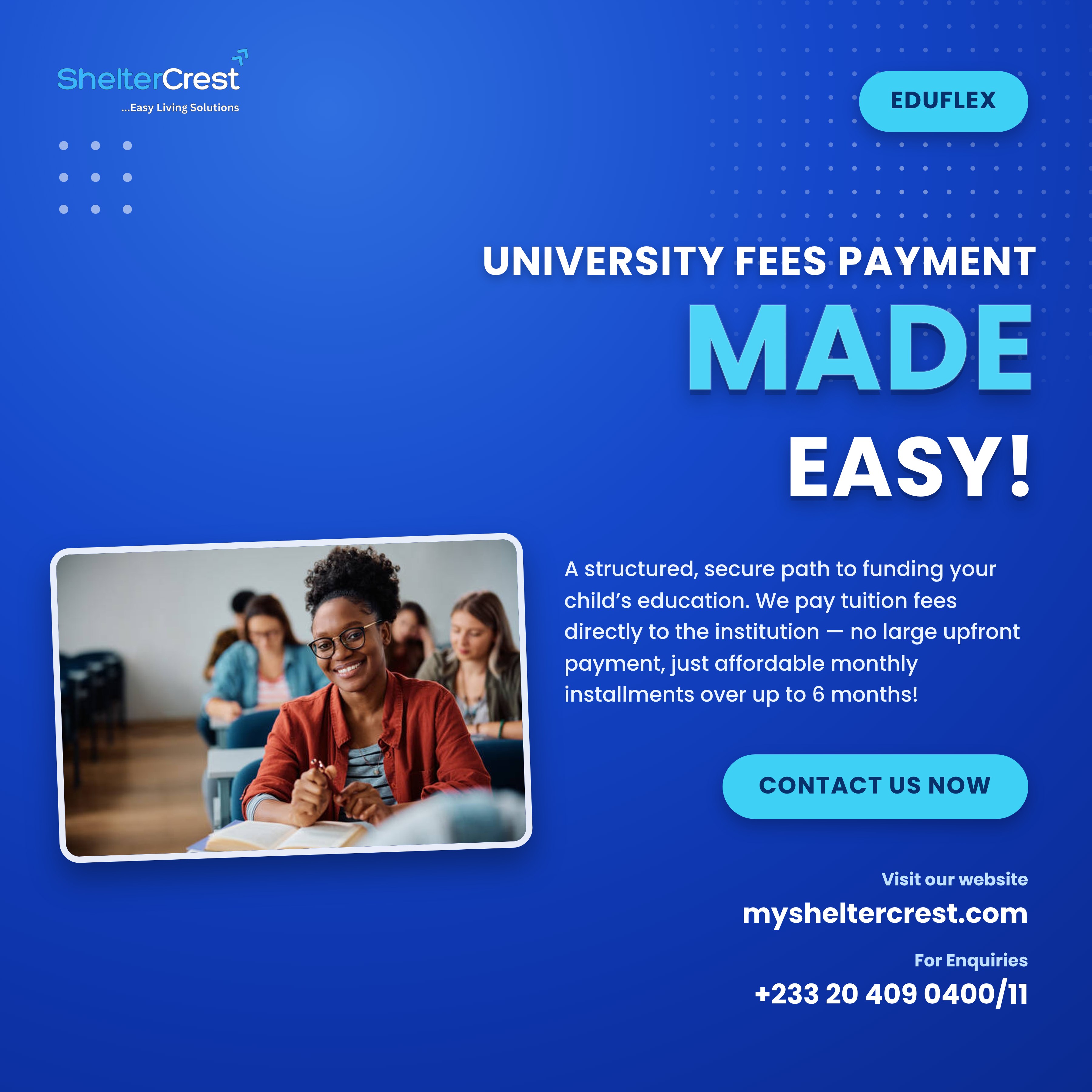 EduFlex university fees payment made easy